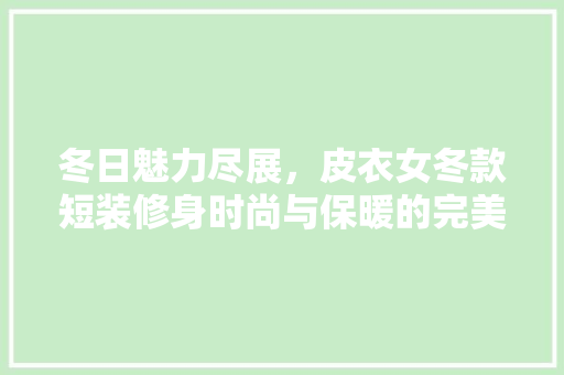 冬日魅力尽展，皮衣女冬款短装修身时尚与保暖的完美结合