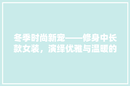 冬季时尚新宠——修身中长款女装，演绎优雅与温暖的完美融合