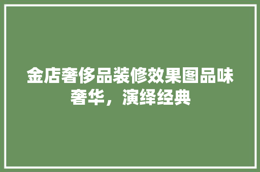 金店奢侈品装修效果图品味奢华，演绎经典