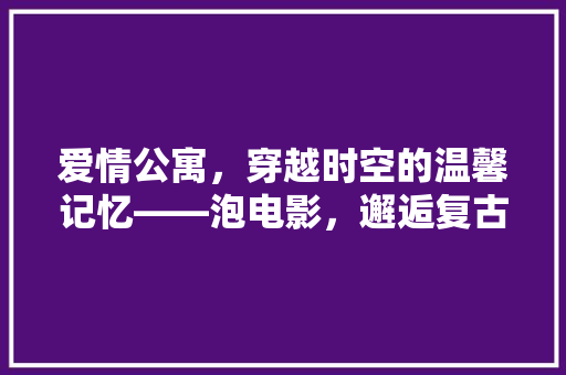 爱情公寓，穿越时空的温馨记忆——泡电影，邂逅复古装修风